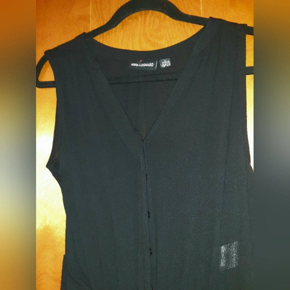 Sleeveless casual jumpsuit with pockets